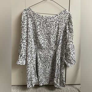 Seraphine printed belted maternity blouse